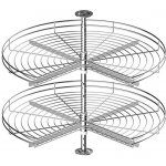 koš otočný CARUSEL Classic 3/4 750 mm 2-koš+tyč chrom – Hledejceny.cz