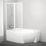 Ravak vanová stěna VSK2 Rosa 150 L transparent Supernova levý, 76L80100Z1 – Hledejceny.cz