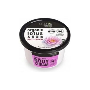 Organic Shop tělový krém Indický lotos 250 ml