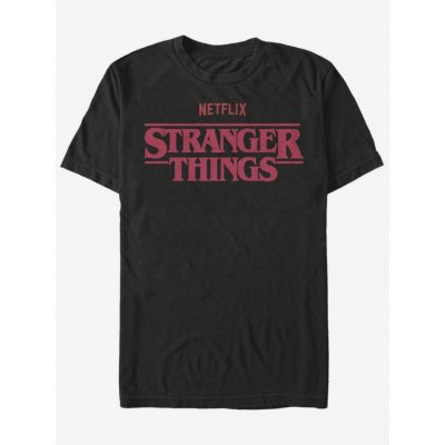 Zoot Fan Netflix Logo Stranger Things triko černá pánské – Zboží Mobilmania