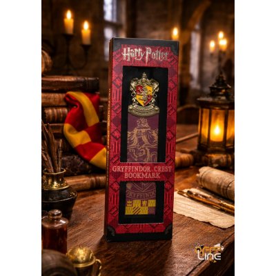 The Noble Collection Záložka do knihy s kovovým erbem, Nebelvír, Harry Potter – Hledejceny.cz