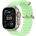 Apple Watch 49mm neonově zelený Oceánský řemínek - provedení z přírodního titanu MGCF4ZM/A – Hledejceny.cz