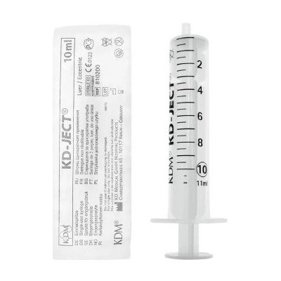 KDM Injekční stříkačka 10 ml 100 ks – Zboží Dáma