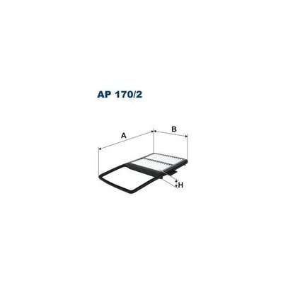 Vzduchový filtr FILTRON AP 170/2 – Hledejceny.cz