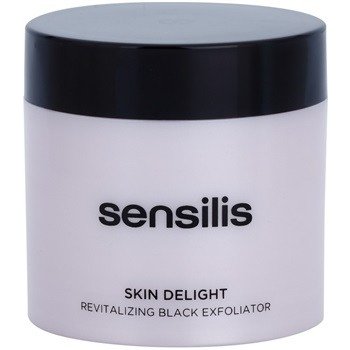 Sensilis Skin Delight rozjasňující peeling s aktivním uhlím pro rozjasnění pleti (Revitalizing Black Exfoliator) 75 ml