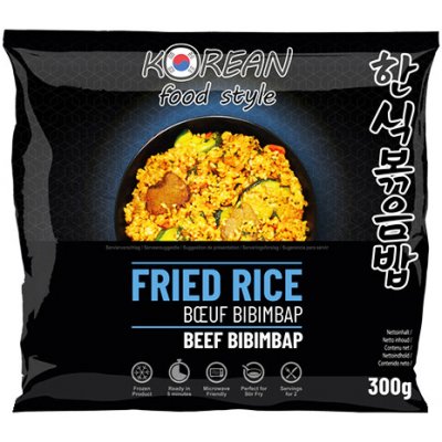 Korean Food Style Smažená rýže hovězí Bibimbap 300 g – Sleviste.cz