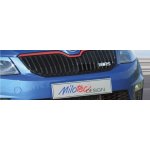 Škoda Octavia III. všechny modely Racing lišta na přední masku - červená – Sleviste.cz