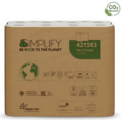 Papernet Carbon Neutral 3-vrstvý 32 ks – Hledejceny.cz
