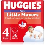 Huggies Little Movers Pants 4 36 ks – Sleviste.cz