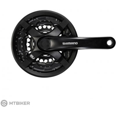 Shimano FC-TY501 kliky, 170 mm, 42/34/24T, 3x8, s krytem, OEM – Sleviste.cz