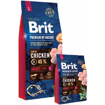 Brit Care Brit Premium by Nature ADULT L hmotnost: 2x15kg