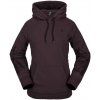 Dámská mikina Volcom dámská mikina Costus P/O Fleece Black Plum Černá