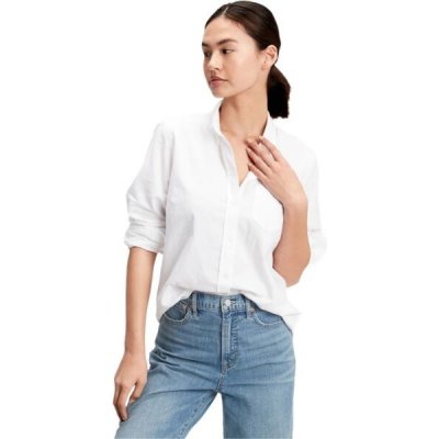 GAP V-FRCH FITTED OXFORD dámská košile bílá – Zboží Dáma