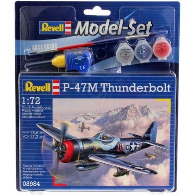 Revell ModelSet P-47 M Thunderbolt 63984 1:72 – Zboží Mobilmania