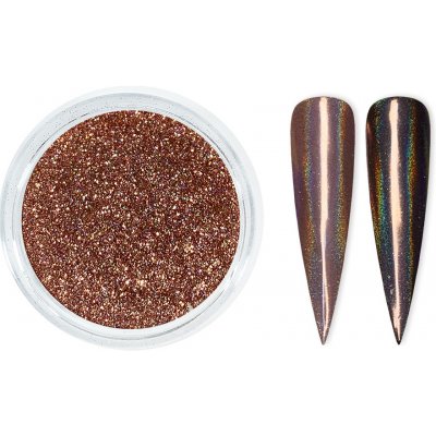 Aglia LASER CHROME MIRROR Bronze pigment 0,5 g – Zboží Mobilmania