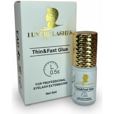 Luxury Lashes Lepidlo Thin&Fast, Černé 5 ml – Sleviste.cz