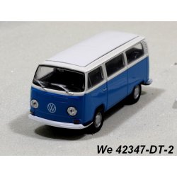 Sběratelský model Welly Volkswagen ´72 T2 Bus modré /cream code 42347DT modely aut 1:34