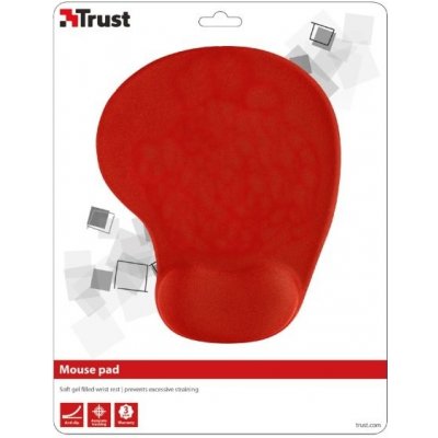 podložka TRUST BigFoot Gel Mouse Pad - red 20429