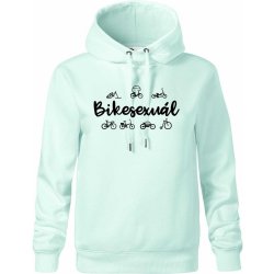 Bikesexuál Oversized mikina dámská Moon kratší + širší Frost