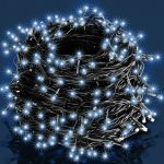 Deuba® Vánoční světelný řetěz 11,5 m LED studená bílá – Hledejceny.cz