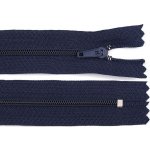 Prima-obchod Spirálový zip No 3 délka 50 cm pinlock, barva 330 modrá tmavá – Hledejceny.cz
