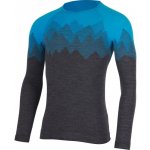 Lasting pánské merino triko WELOR 5158 modré – Sleviste.cz
