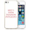 Pouzdro a kryt na mobilní telefon Apple PROTEMIO 8685 s vlastní fotkou Apple iPhone 5 / 5S / SE