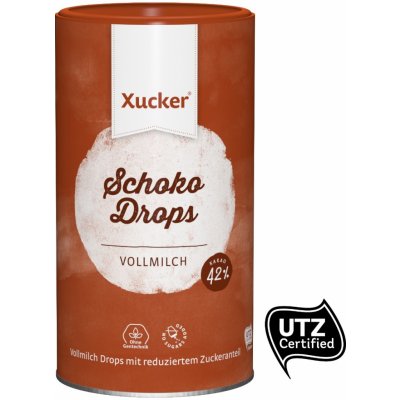 Xucker Whole milk chocolate drops 200 g – Hledejceny.cz