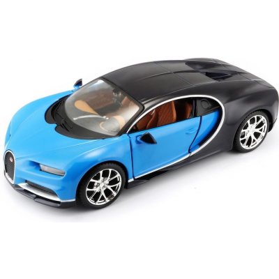 Maisto Kit Bugatti Chironmodel ke skládánímodro černá 1:24 – Zbozi.Blesk.cz