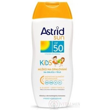 Astrid Sun Kids mléko na opalování SPF50 200 ml