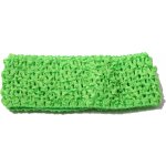 Elastická čelenka síťovaná široká pestré barvy zelená – Zboží Mobilmania