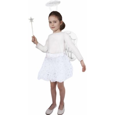 RAPPA sukně tutu anděl s křídly a příslušenstvím