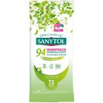 Sanytol 94% rostlinného původu dezinfekční univerzální čisticí utěrky 72 ks – Hledejceny.cz