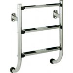 Vágner Pool spodní díl nerezového žebříku k bazénu - 4 stupně (kotvení přírubou), AISI 316 – Sleviste.cz