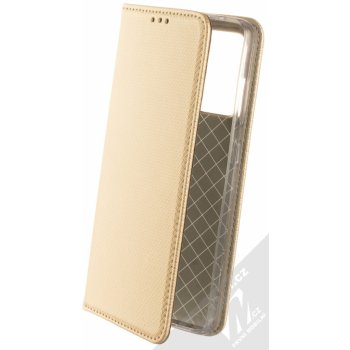 Pouzdro 1Mcz Magnet Book flipové Samsung Galaxy A52, Galaxy A52 5G, Galaxy A52s 5G zlaté