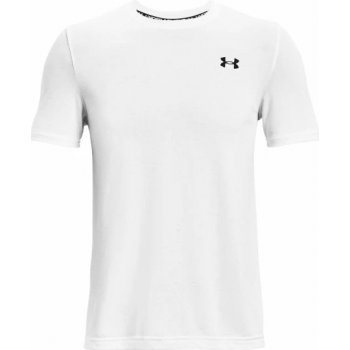 Under Armour Bílé pánské tričko UA Rush Seamless Legacy SS