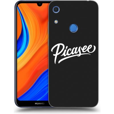 Pouzdro Picasee silikonové Huawei Y6S - Picasee - White černé – Zbozi.Blesk.cz