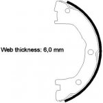 Sada brzdových čelistí, parkovací brzda TEXTAR 91081400 – Hledejceny.cz