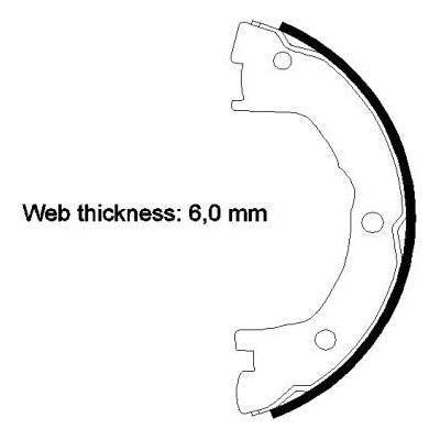 Sada brzdových čelistí, parkovací brzda TEXTAR 91081400 – Hledejceny.cz