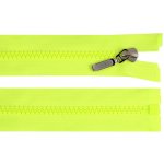 Kostěný zip No 5 délka 80 cm s ozdobným jezdcem Varianta: 229 žlutá neon, Balení: 1 ks – Hledejceny.cz