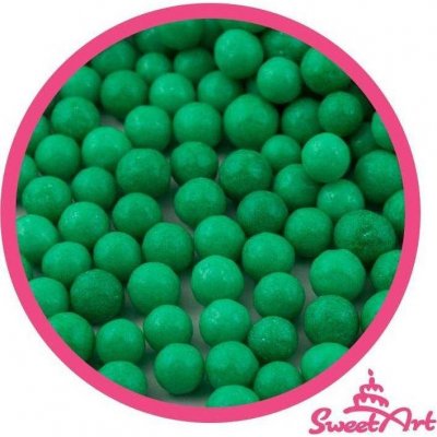 SweetArt cukrové perly vánoční zelené 7 mm (80 g) dortis – Zboží Mobilmania