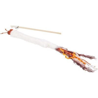 AFP Real Vintage Dřevěná vábnička s králičím ocáskem se šantou 50 cm – Hledejceny.cz