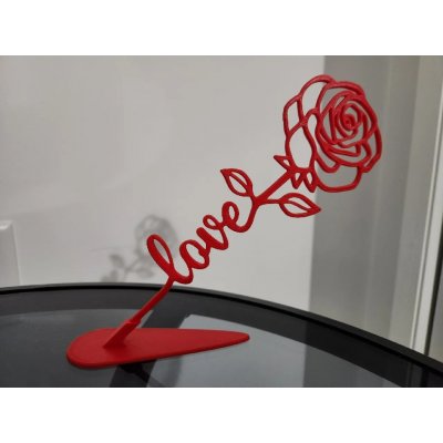 Love Rose – 3D tištěná růže – Hledejceny.cz