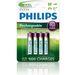 Philips AAA 950mAh 4ks R03B4A95/10 – Zboží Živě