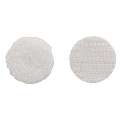 VELCRO Nalepovací příchytky kulaté 16mm suchý zip 16ks bílé VEL-EC60227 - 25.16.5500 – Sleviste.cz