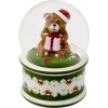 Vánoční dekorace Villeroy & Boch Christmas Toys Sněžítko s medvídkem 6,5 x 9 cm
