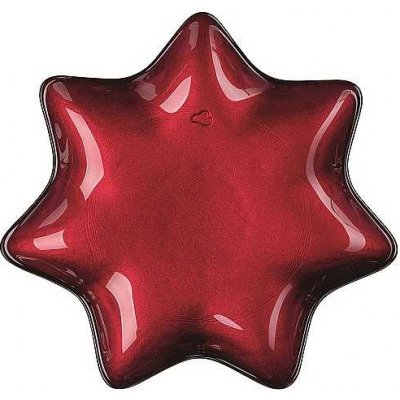 Leonardo Stella miska hvězda červená 23 cm