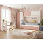 TRS SPAIN Aldo Dětský pokoj pro dvě děti v sestavě Artic pink – Zboží Dáma