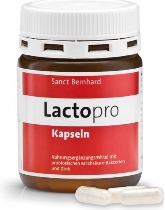 Kräuterhaus Sanct Bernhard KG LactoPro probiotika 100 kapslí od 494 Kč -  Heureka.cz
