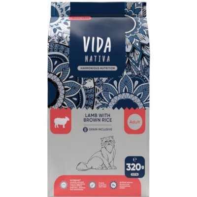 Kraftia VIDA NATIVA CAT Adult Lamb & Rice 0,32 kg – Hledejceny.cz